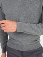 Camisola de malha decote em V Camisola de malha decote em V