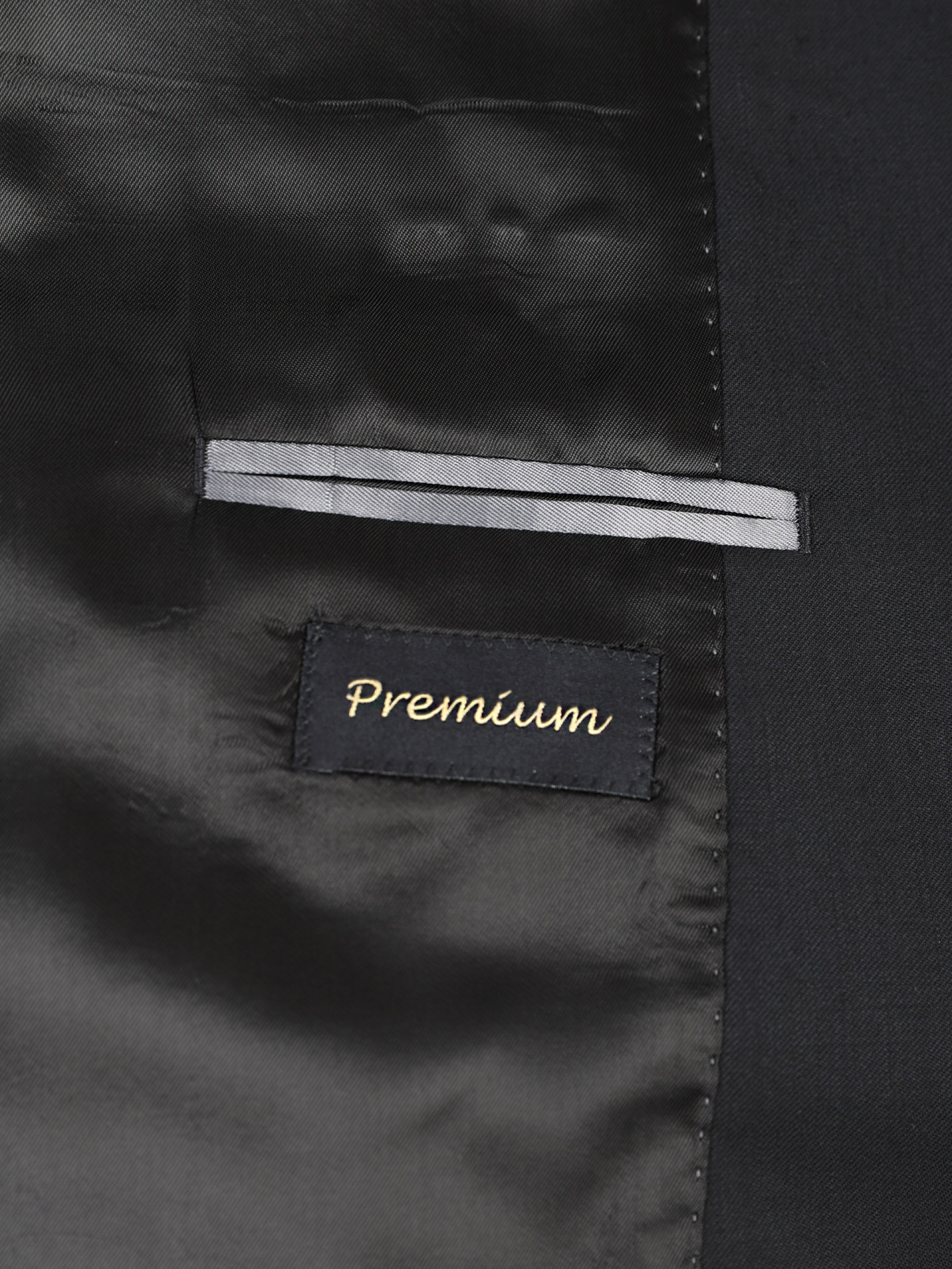 Fato liso regular fit 100% lã