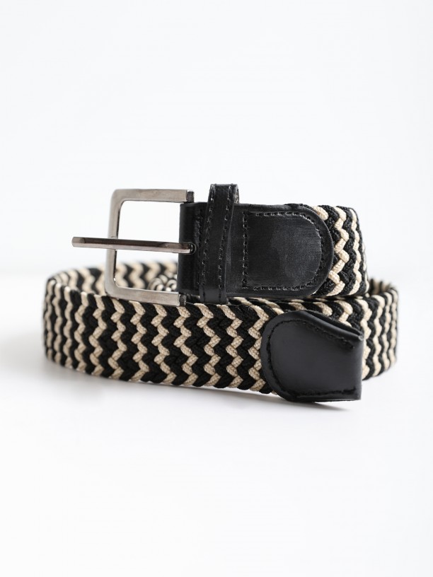 Braided detail belt