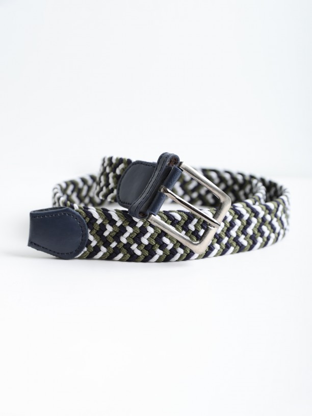 Braided detail belt