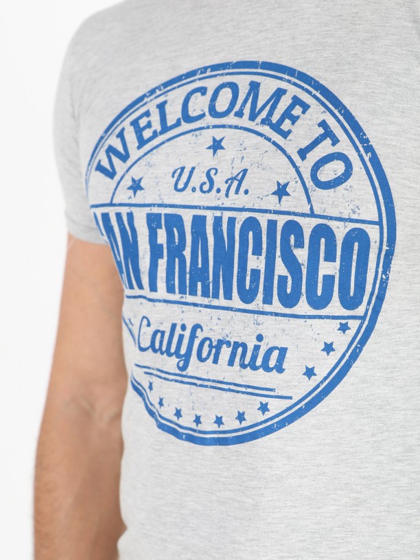 T-shirt de algodo San Francisco