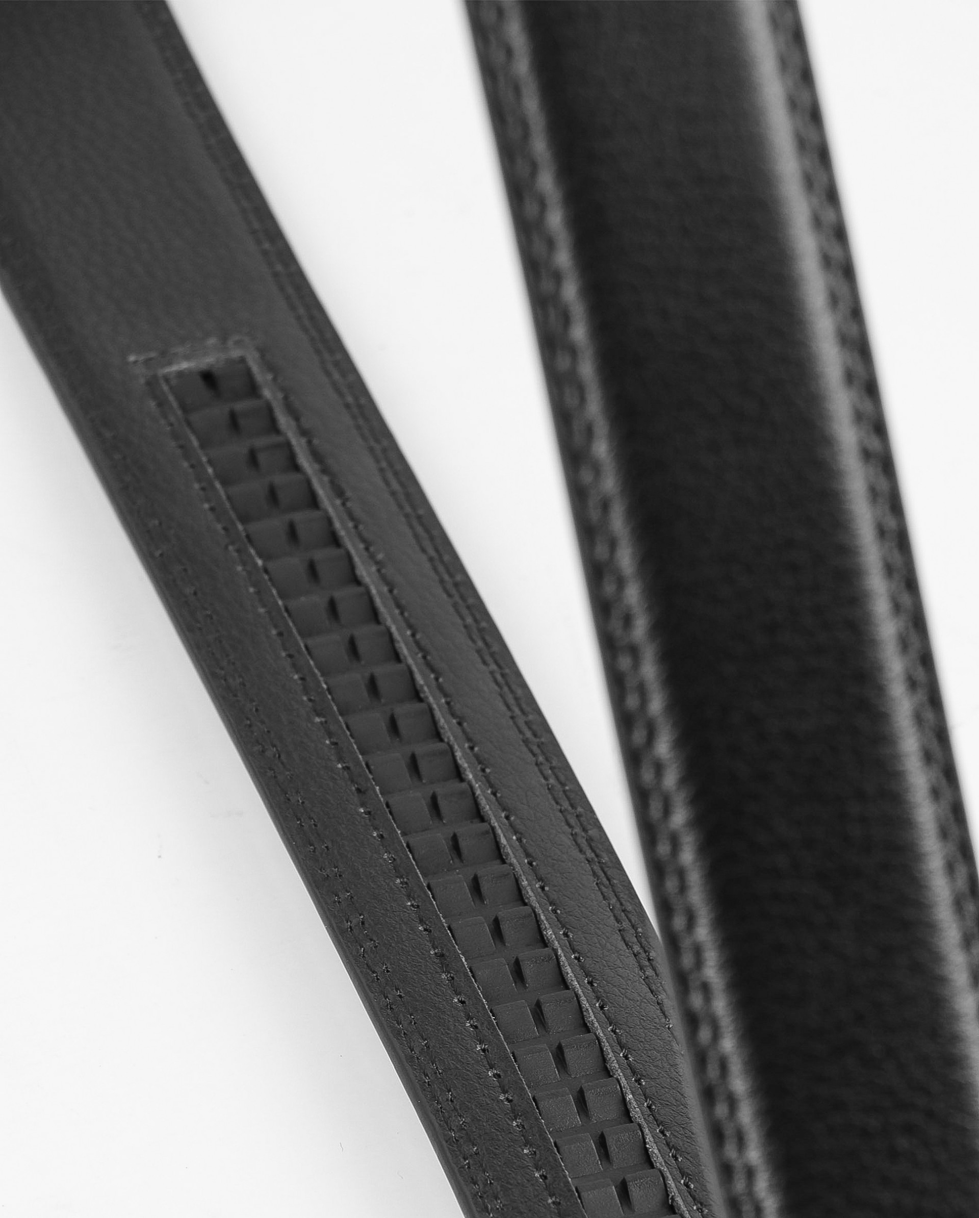 Leather elegant belt comfort click