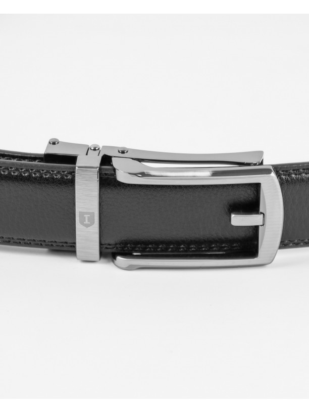 Leather elegant belt comfort click