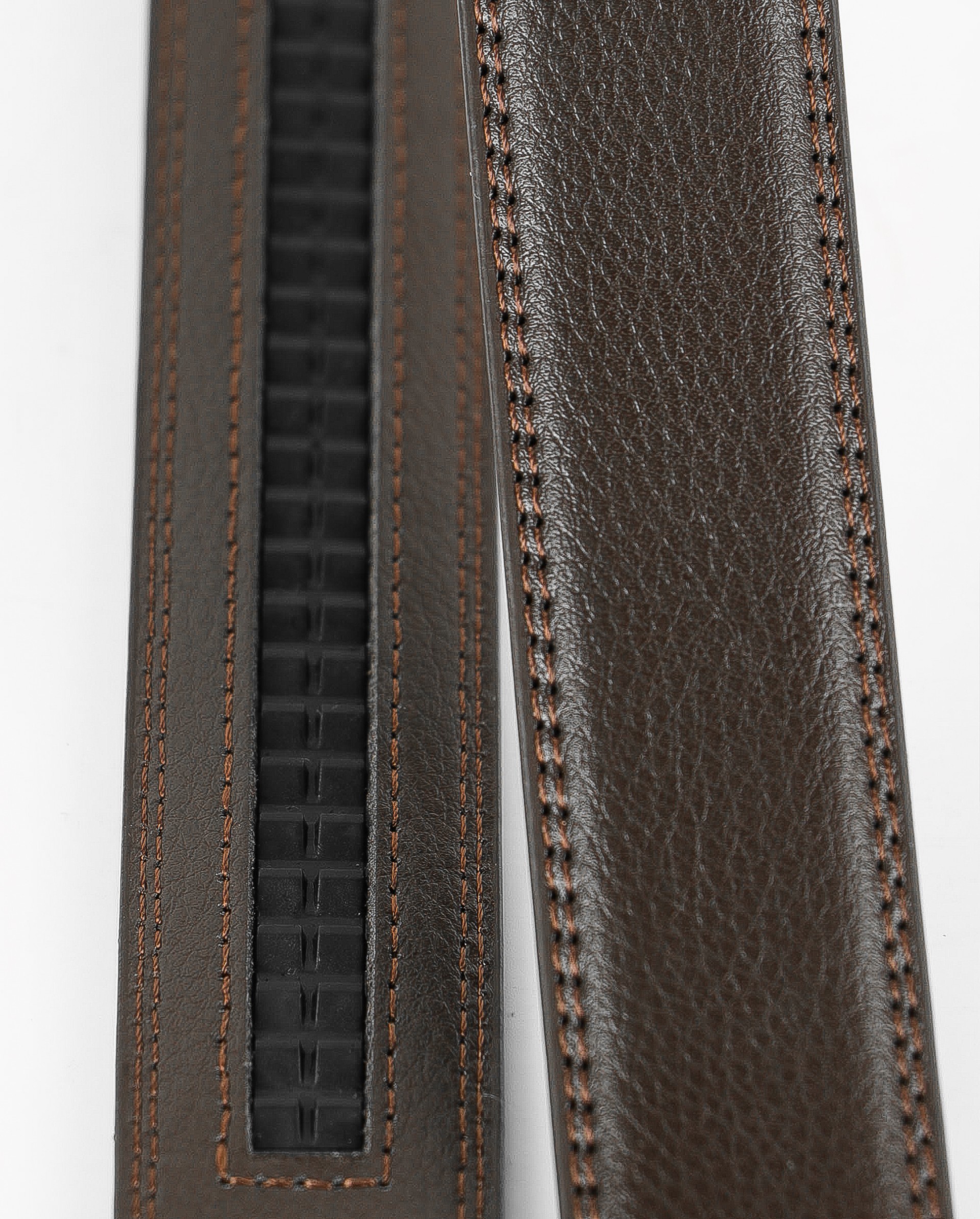 Leather elegant belt comfort click