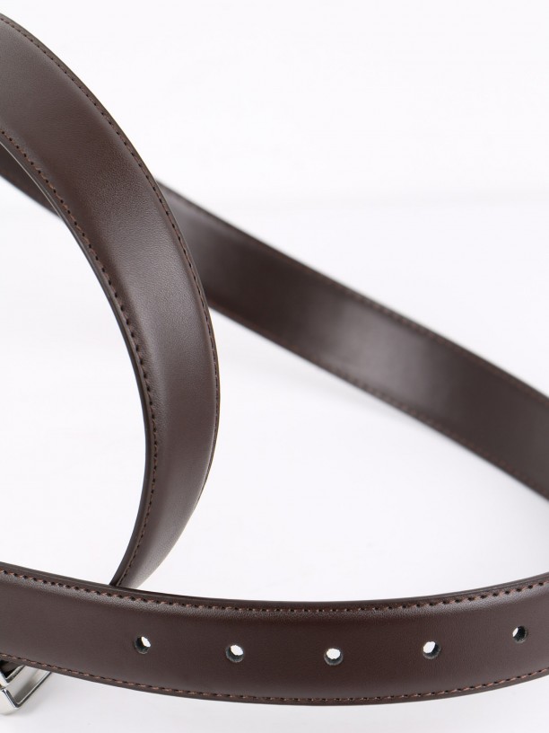 Leather elegant belt