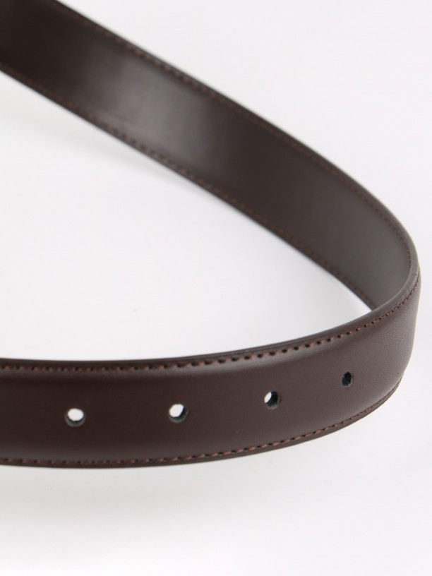 Leather elegant belt