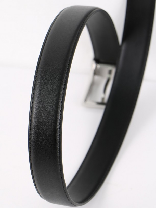 Leather elegant belt