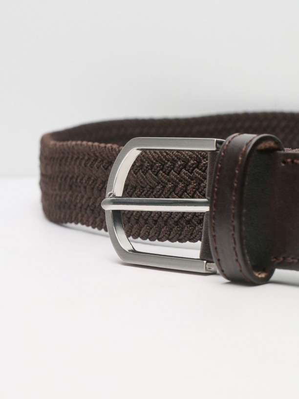 Casual braided detail belt