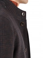 Sobretudo slim fit com padr�o