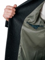 Sobretudo slim fit com padr�o