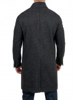 Sobretudo slim fit com padr�o