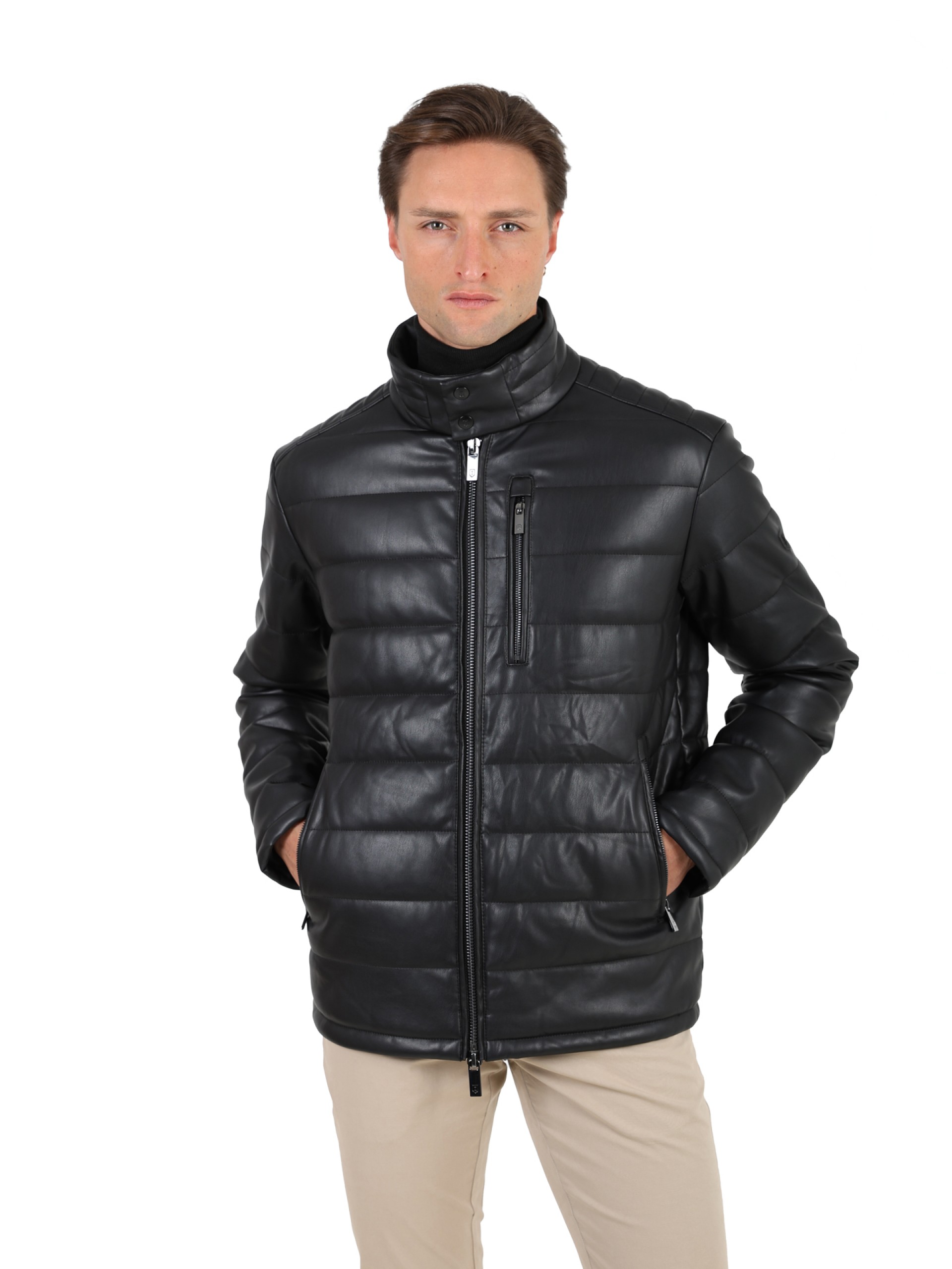 Blusão acolchoado de polipele