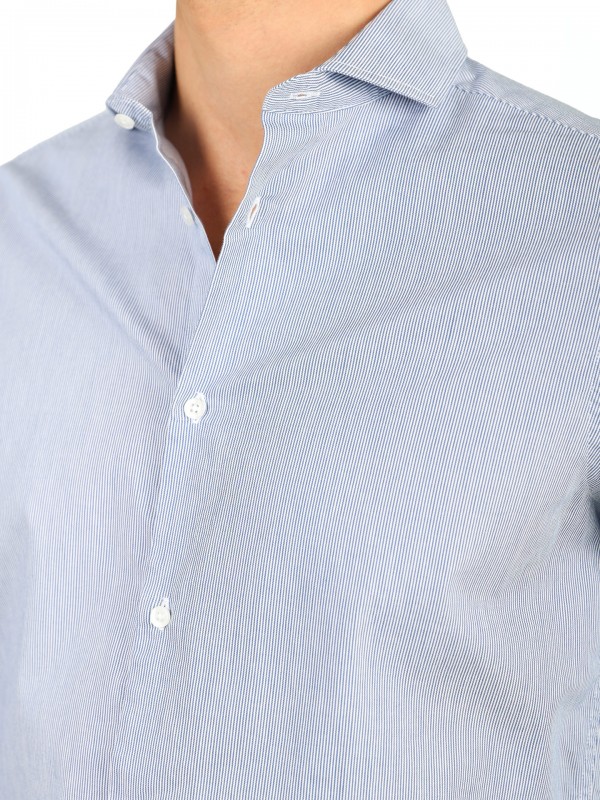 Camisa de algodón a rayas Camisa de algodón a rayas