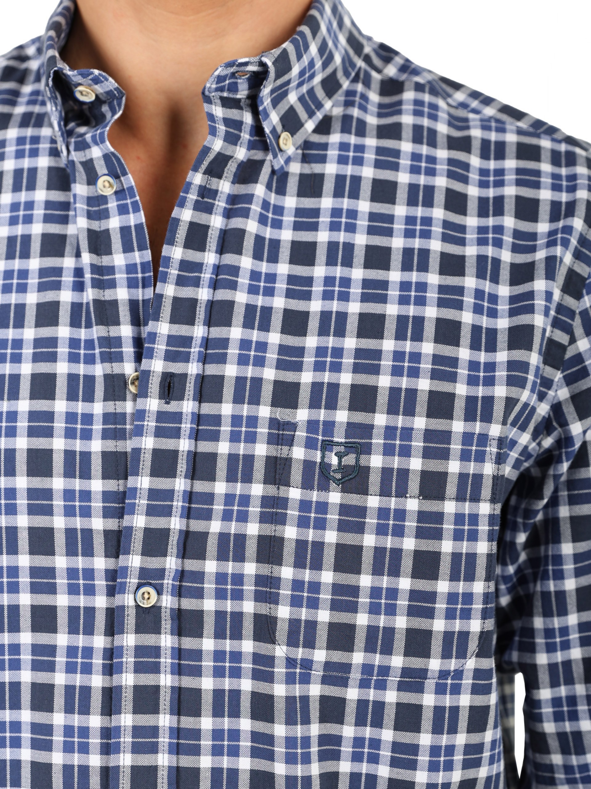 Camisa padrão xadrez