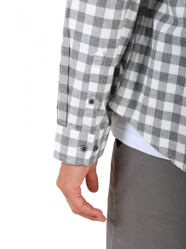 Camisa padro xadrez oversize