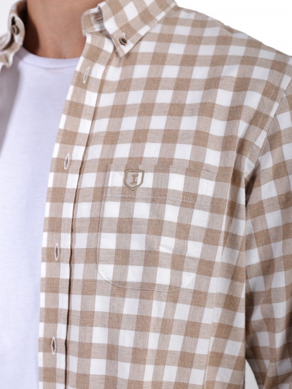 Camisa padrão xadrez oversize Camisa padrão xadrez oversize