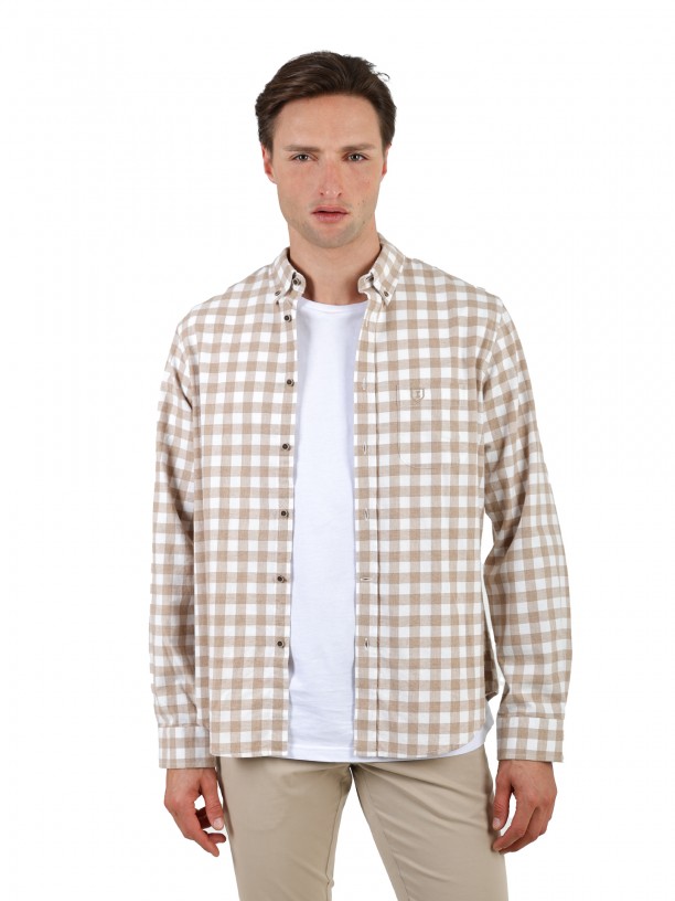 Camisa padro xadrez oversize