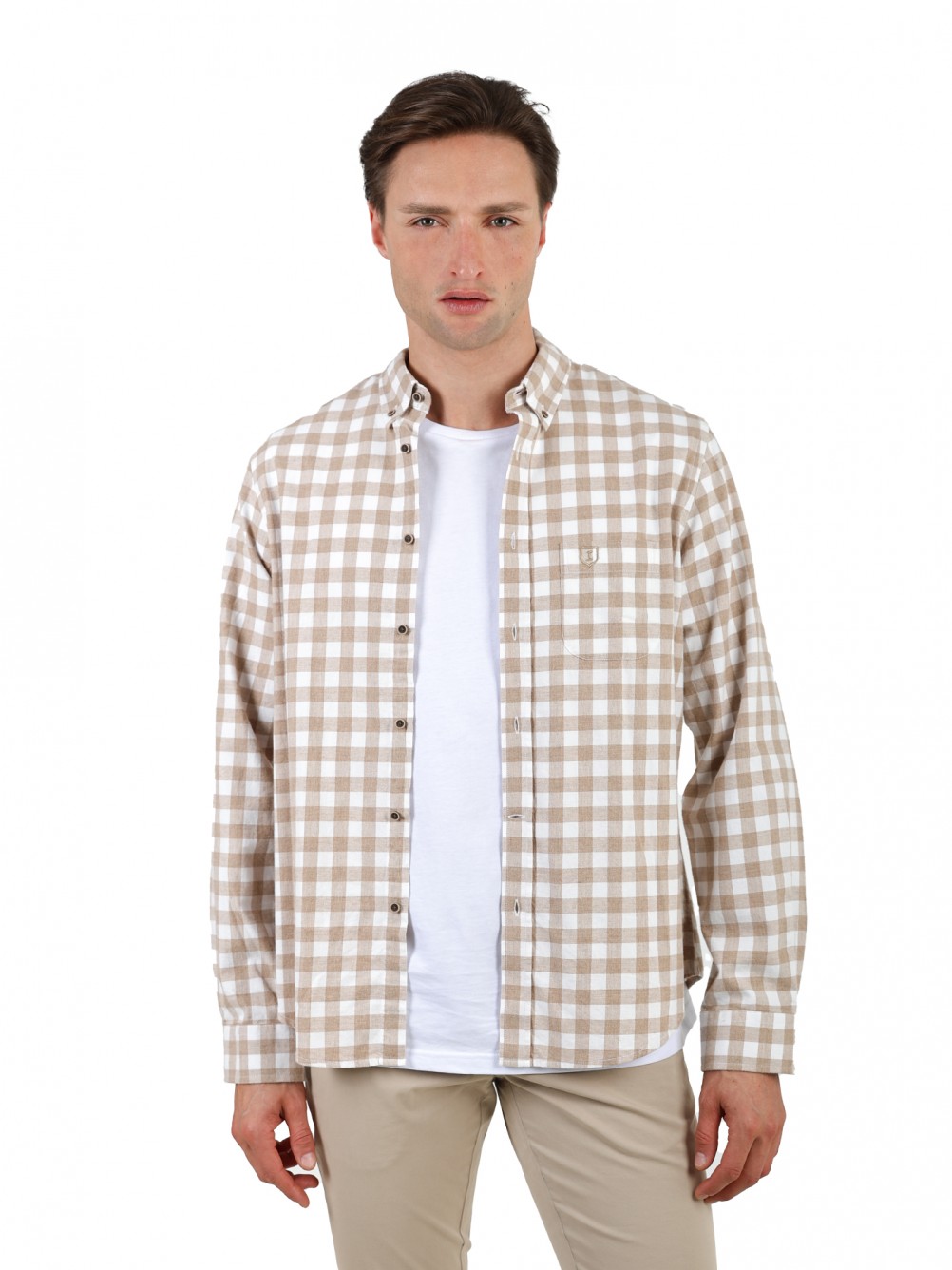 Camisa padr�o xadrez oversize