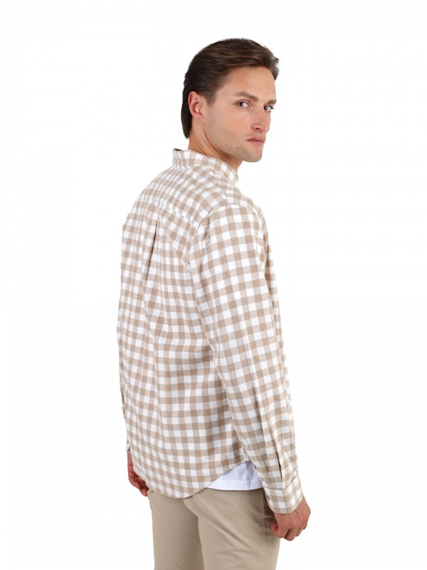 Camisa padrão xadrez oversize Camisa padrão xadrez oversize