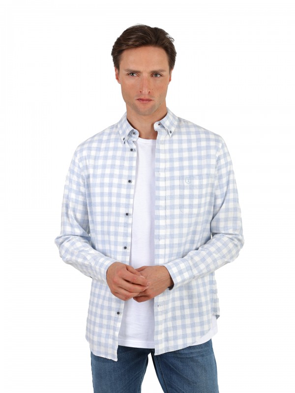 Camisa padro xadrez oversize