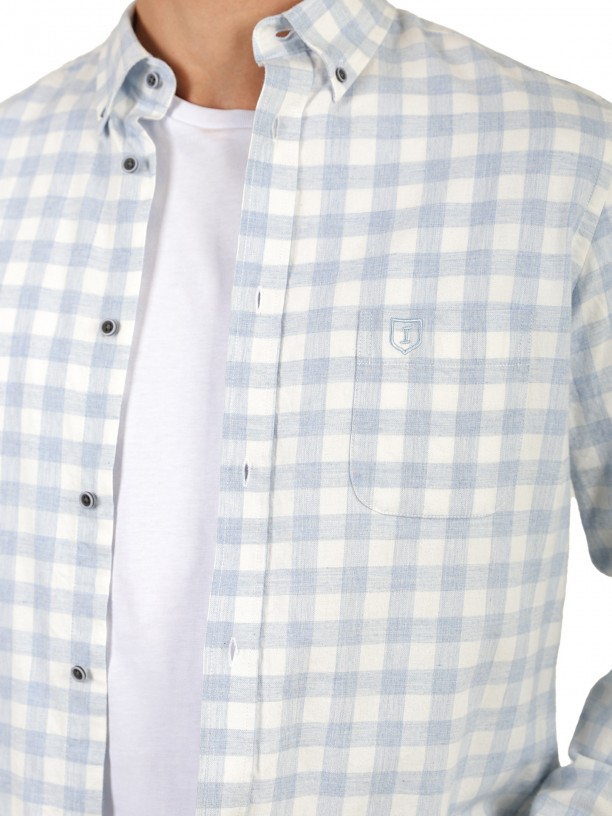 Camisa padro xadrez oversize