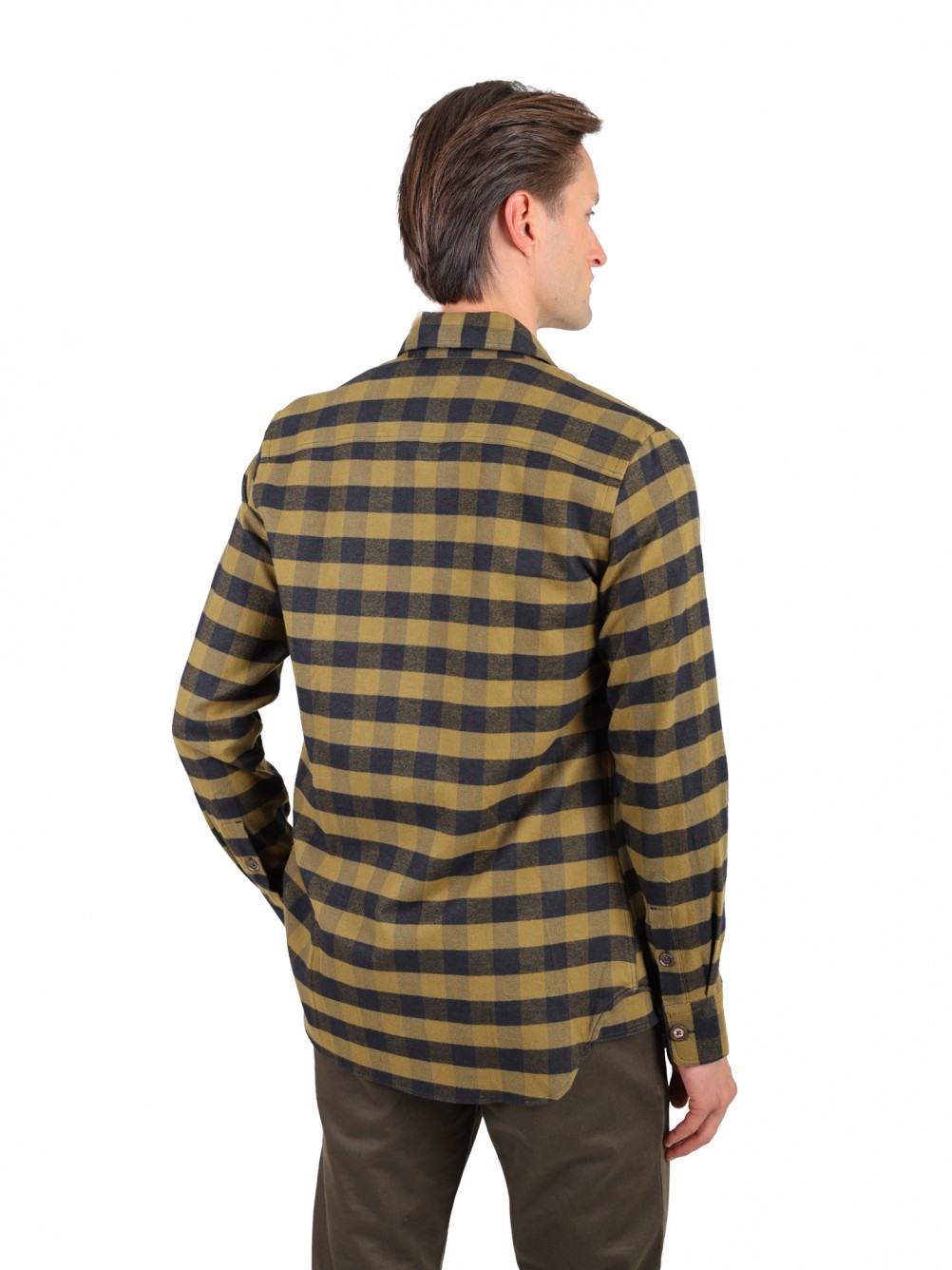 Camisa padrão xadrez oversize