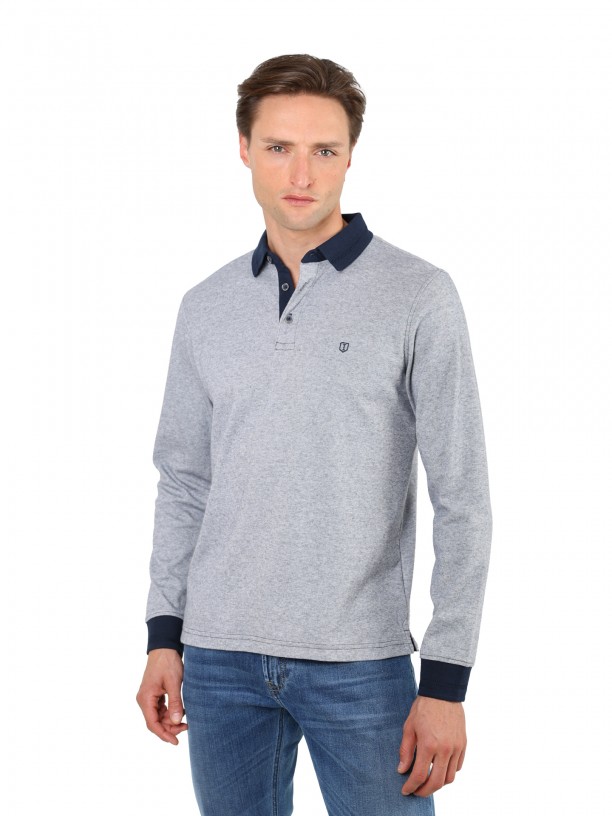 Long sleeve polo