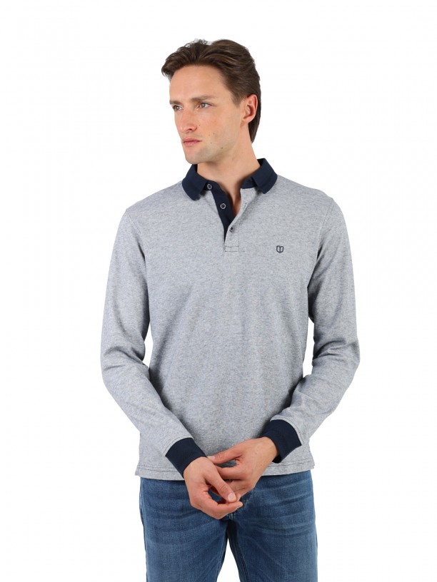 Long sleeve polo