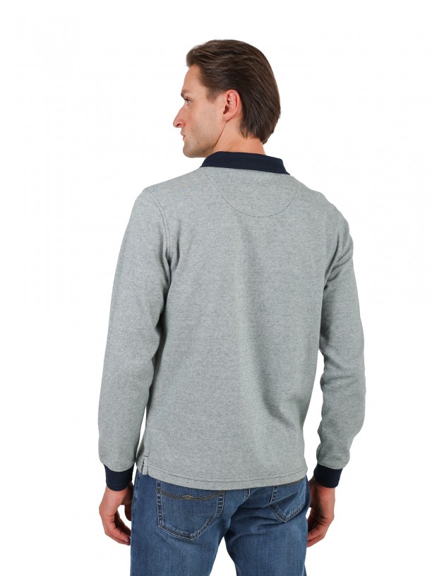 Long sleeve polo