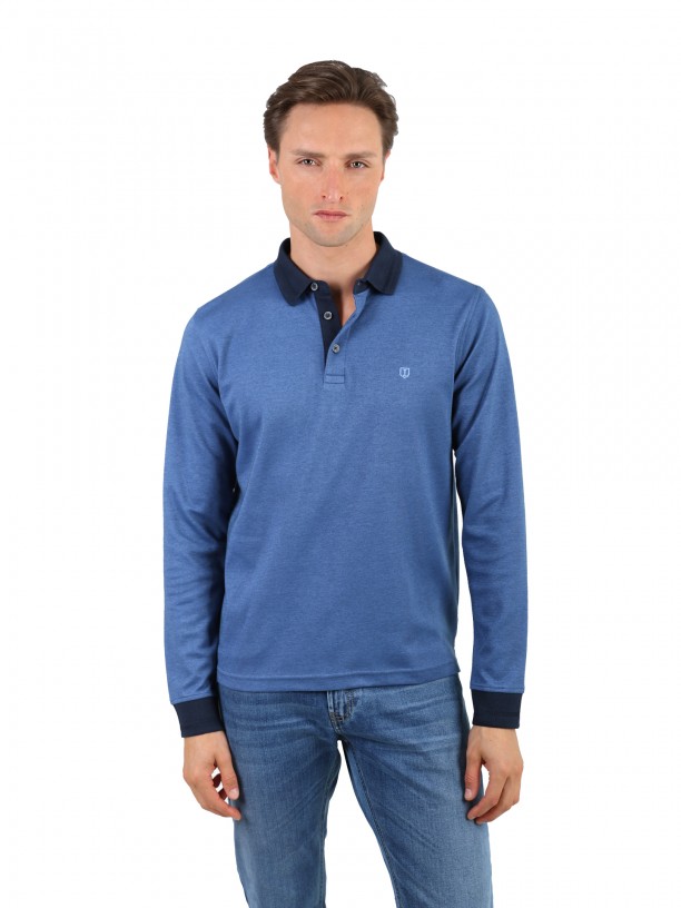 Long sleeve polo