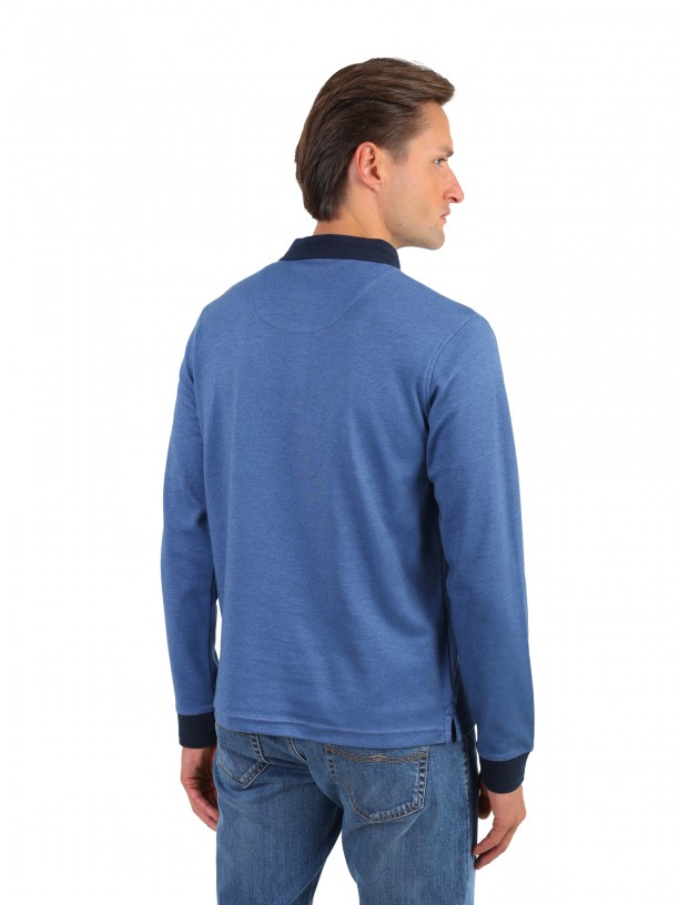 Long sleeve polo