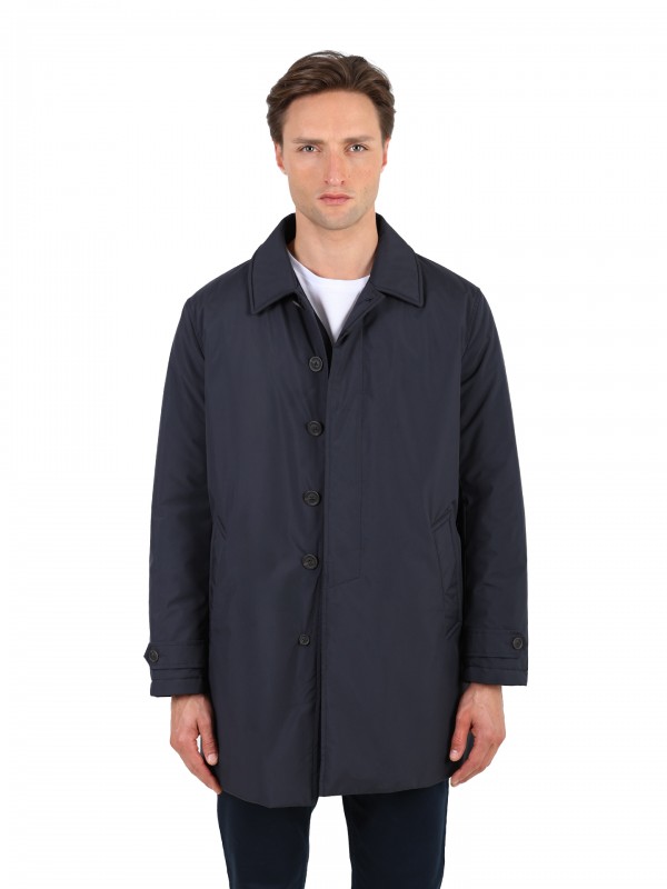 Technical trench coat