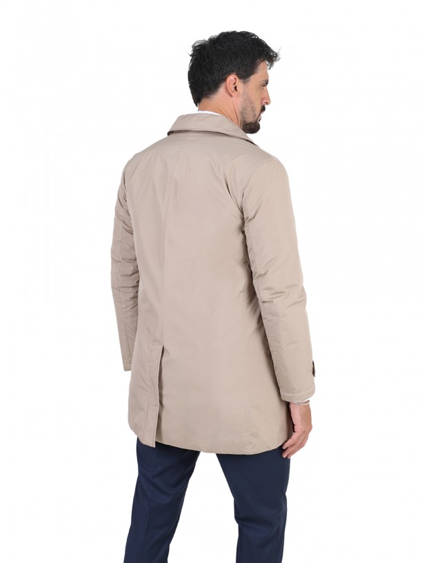 Technical trench coat