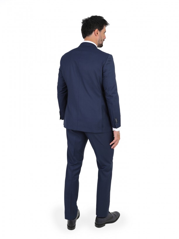 Regular fit plain suit