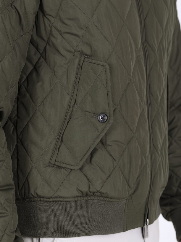 Padded bomber jacket