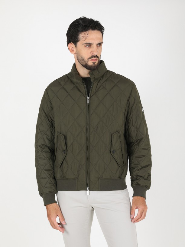 Padded bomber jacket