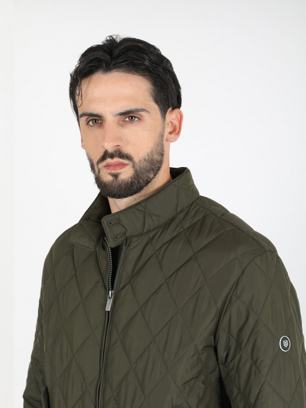 Padded bomber jacket