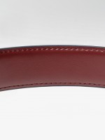 Cinto elegante em pele reversível Cinto elegante em pele reversível