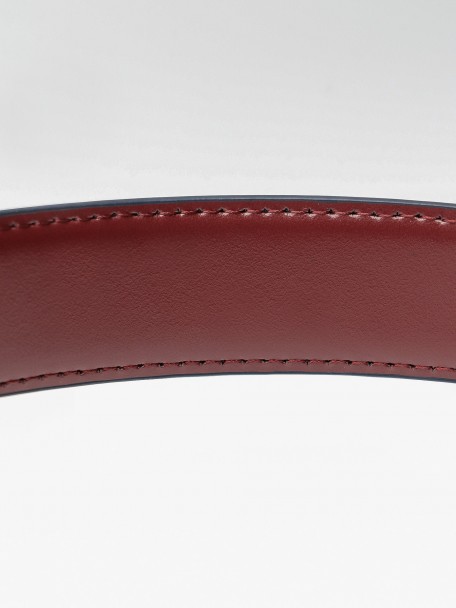 Cinto elegante em pele reversível Cinto elegante em pele reversível