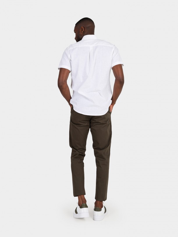 Pantalones chino slim fit algodn elstico