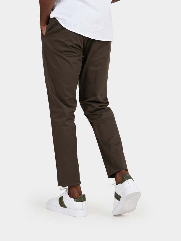 Pantalones chino slim fit algodn elstico