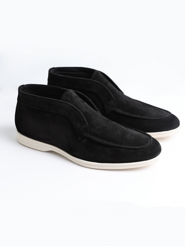 Suede ankle boots