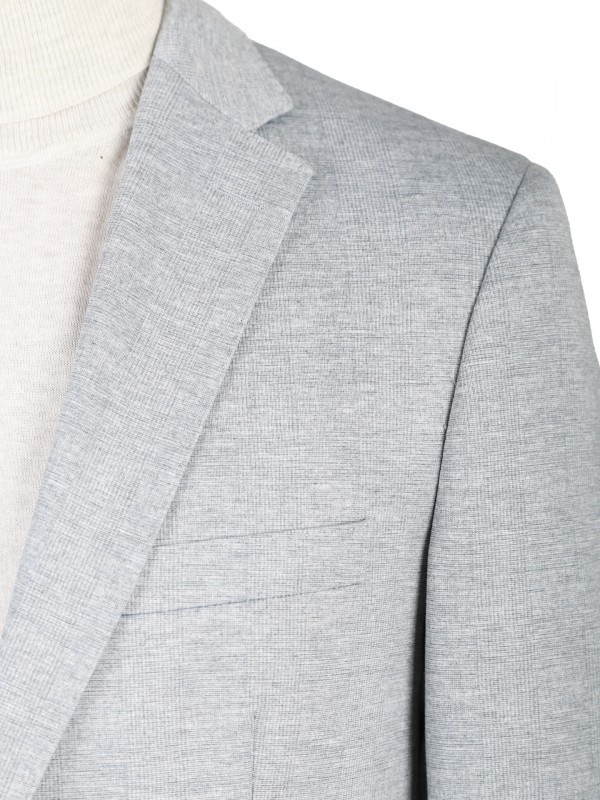 Micro pattern elasticated slim fit suit Micro pattern elasticated slim fit suit