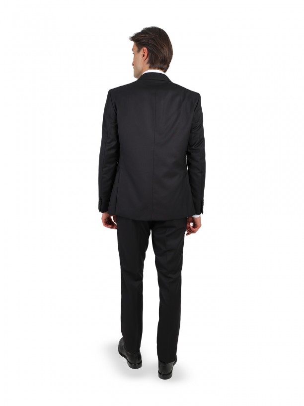 Traje liso slim fit