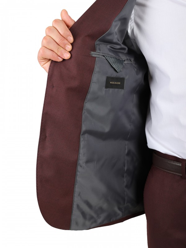 Fato de micro estrutura slim fit Fato de micro estrutura slim fit