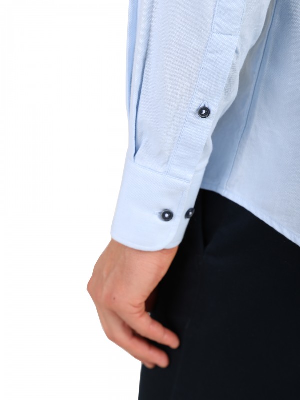 Camisa casual lisa regular fit Camisa casual lisa regular fit