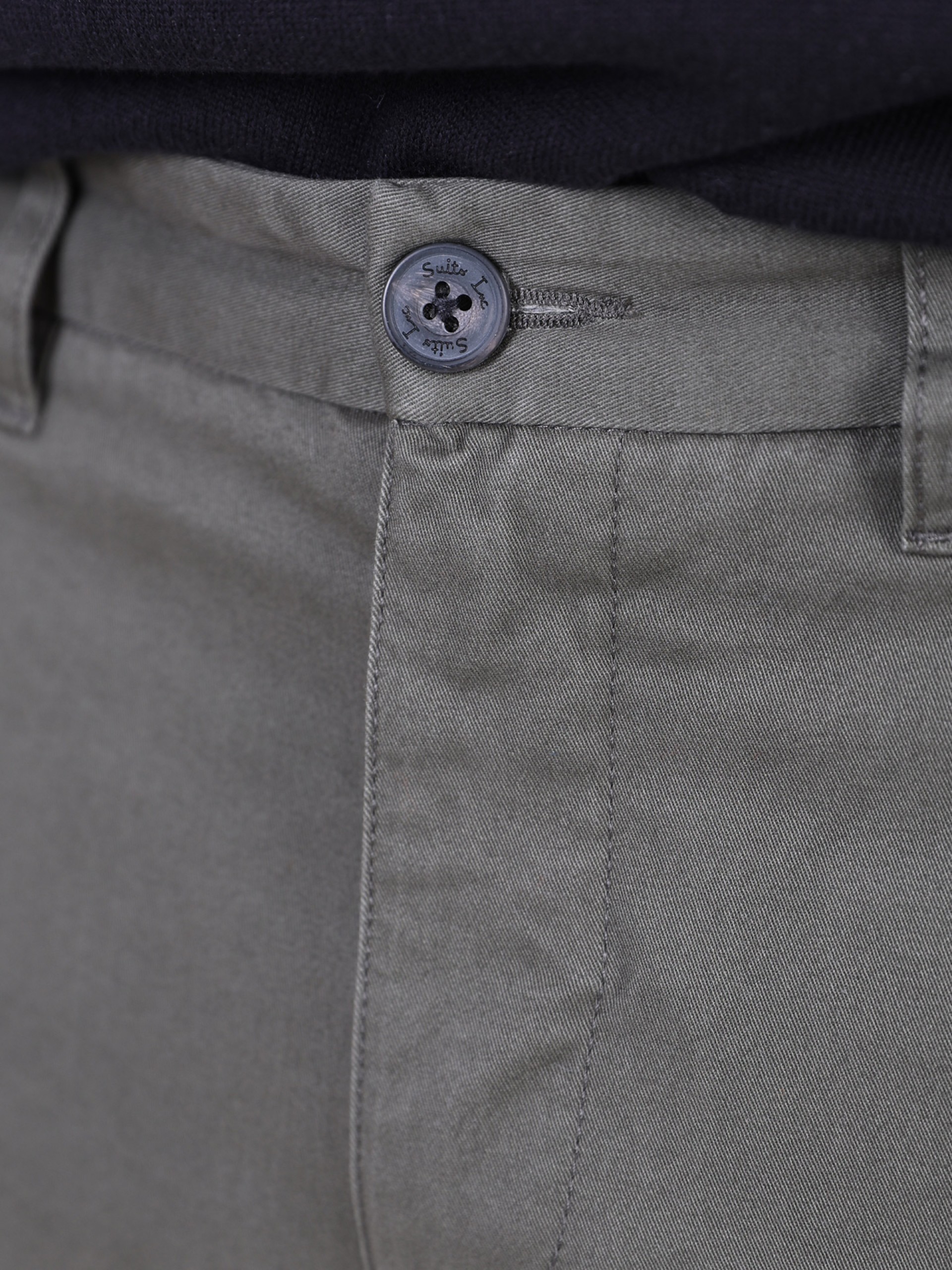 Stretch cotton chino pants