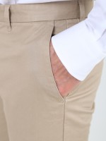 Pantalones chinos de algodón elástico Pantalones chinos de algodón elástico