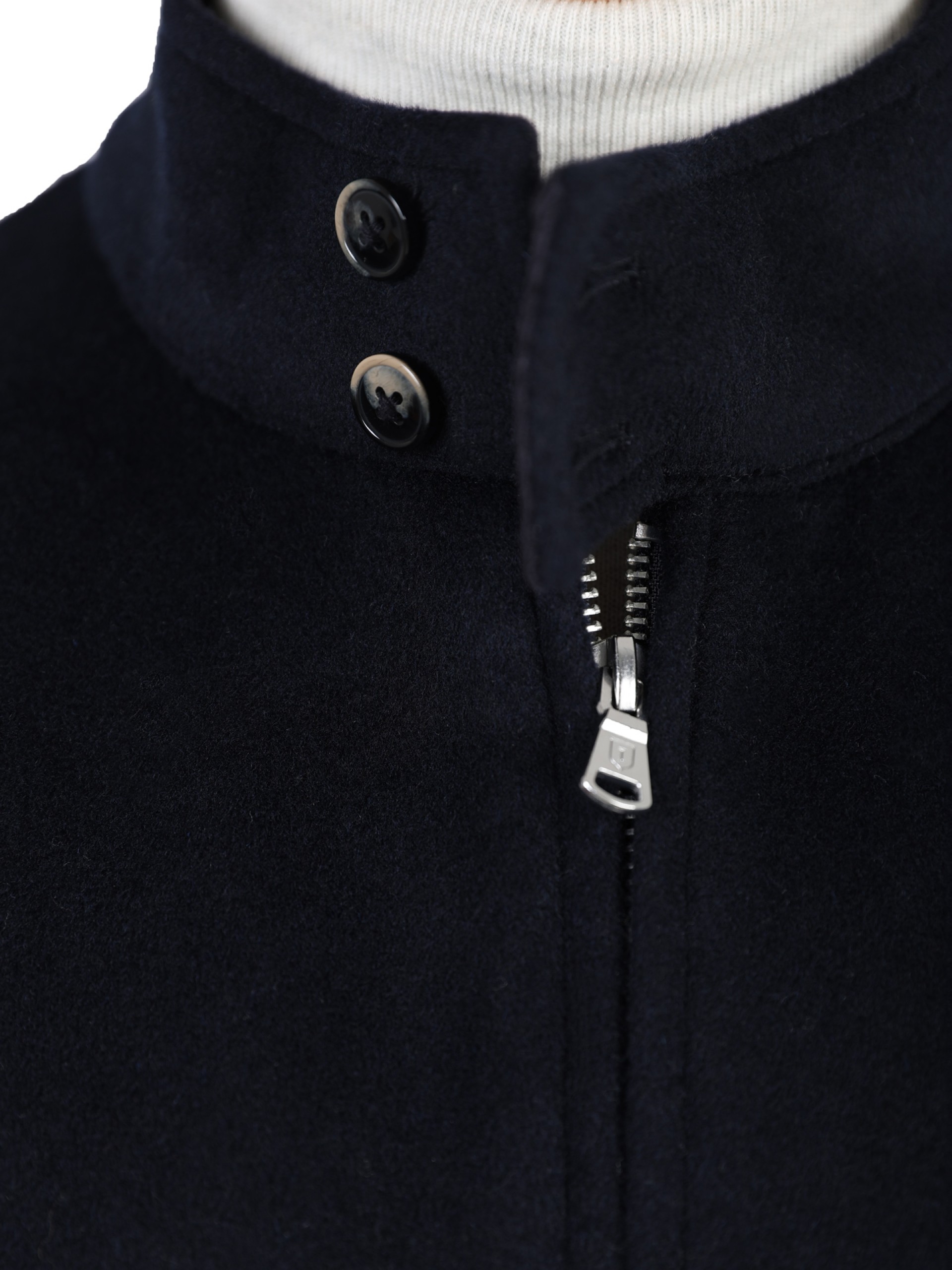 Blusão bomber de lã