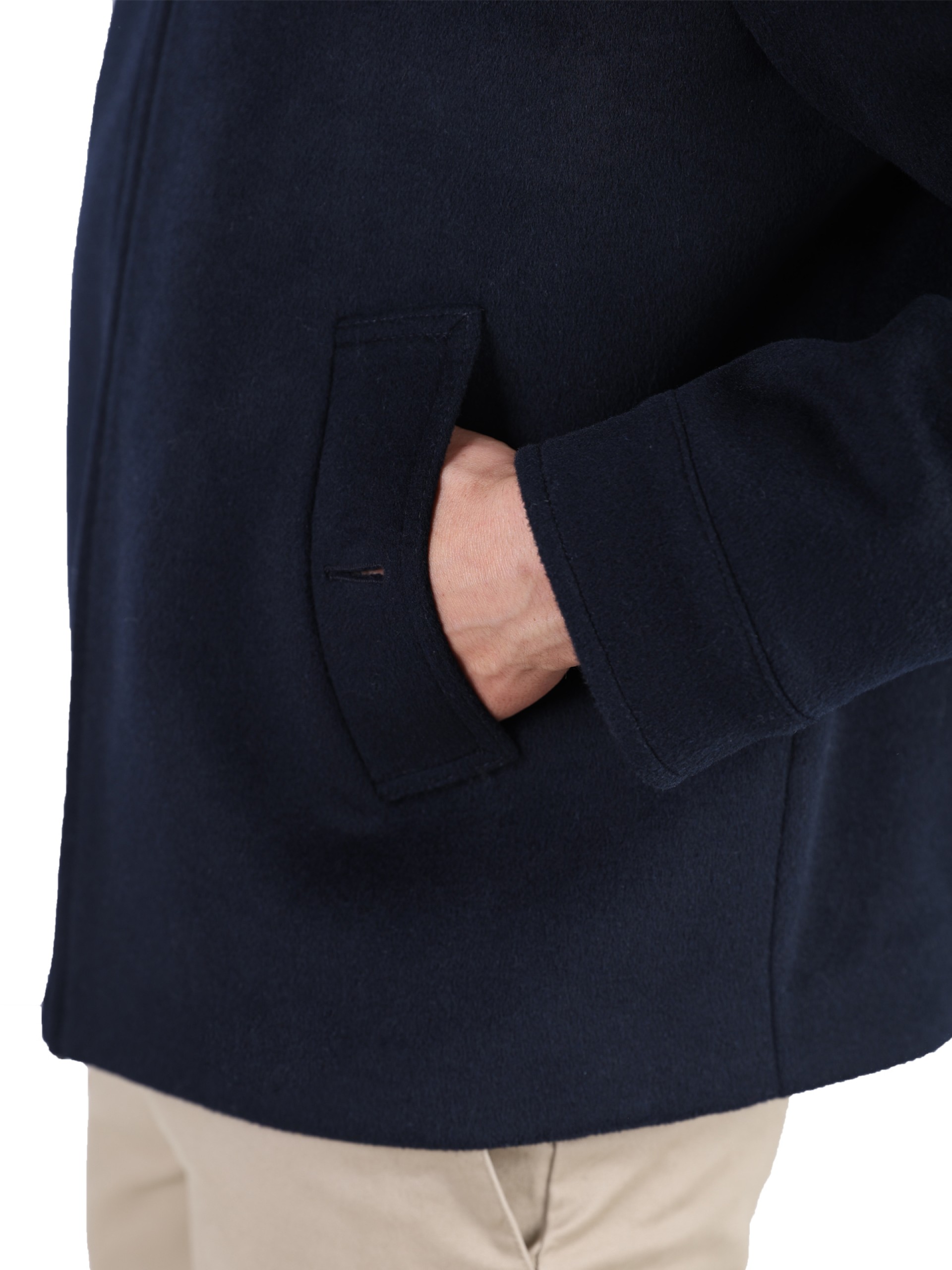 Blusão bomber de lã